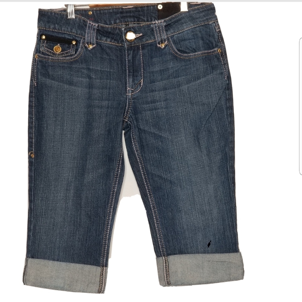 Red By Marc Ecko Blue Denim Bermuda Shorts Sz 29 "